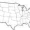 Map Of The United States Clipart For United States Map Template Blank