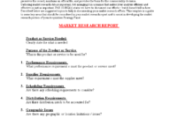 Market Research Report Format | Templates At pertaining to Market Research Report Template