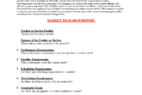 Market Research Report Format | Templates At within Research Report Sample Template