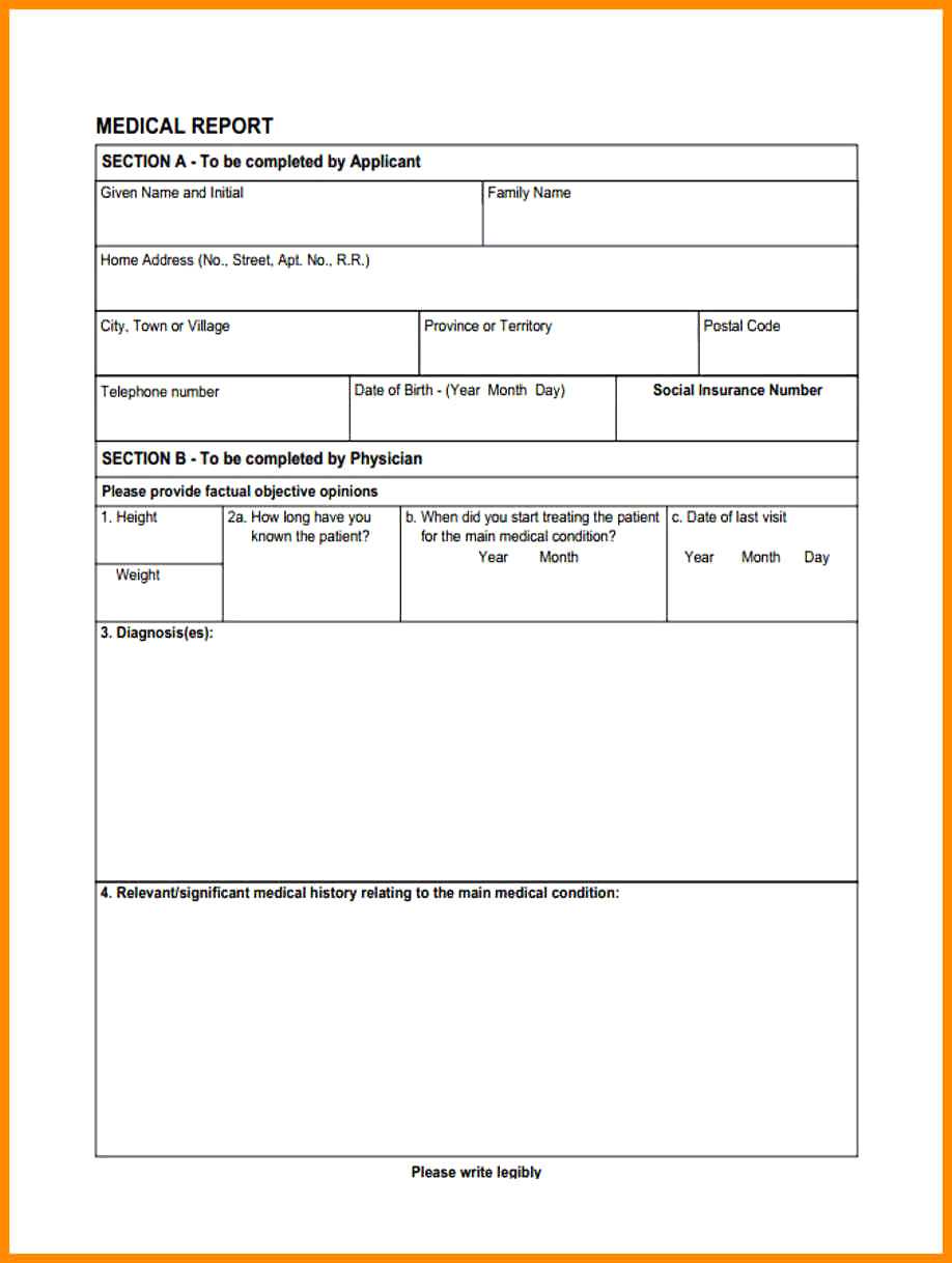 Medical Report Format Pdf Download Doctor Sample Example For Medical Report Template Doc