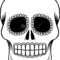 Mexican Sugar Skull Template Stock Vector – Illustration Of Throughout Blank Sugar Skull Template