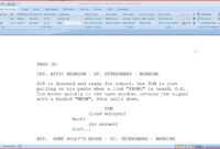 Microsoft Word Screenwriting Template - Mahre with Microsoft Word Screenplay Template