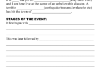 Natural Disaster - Live Newsreport Script Template regarding News Report Template