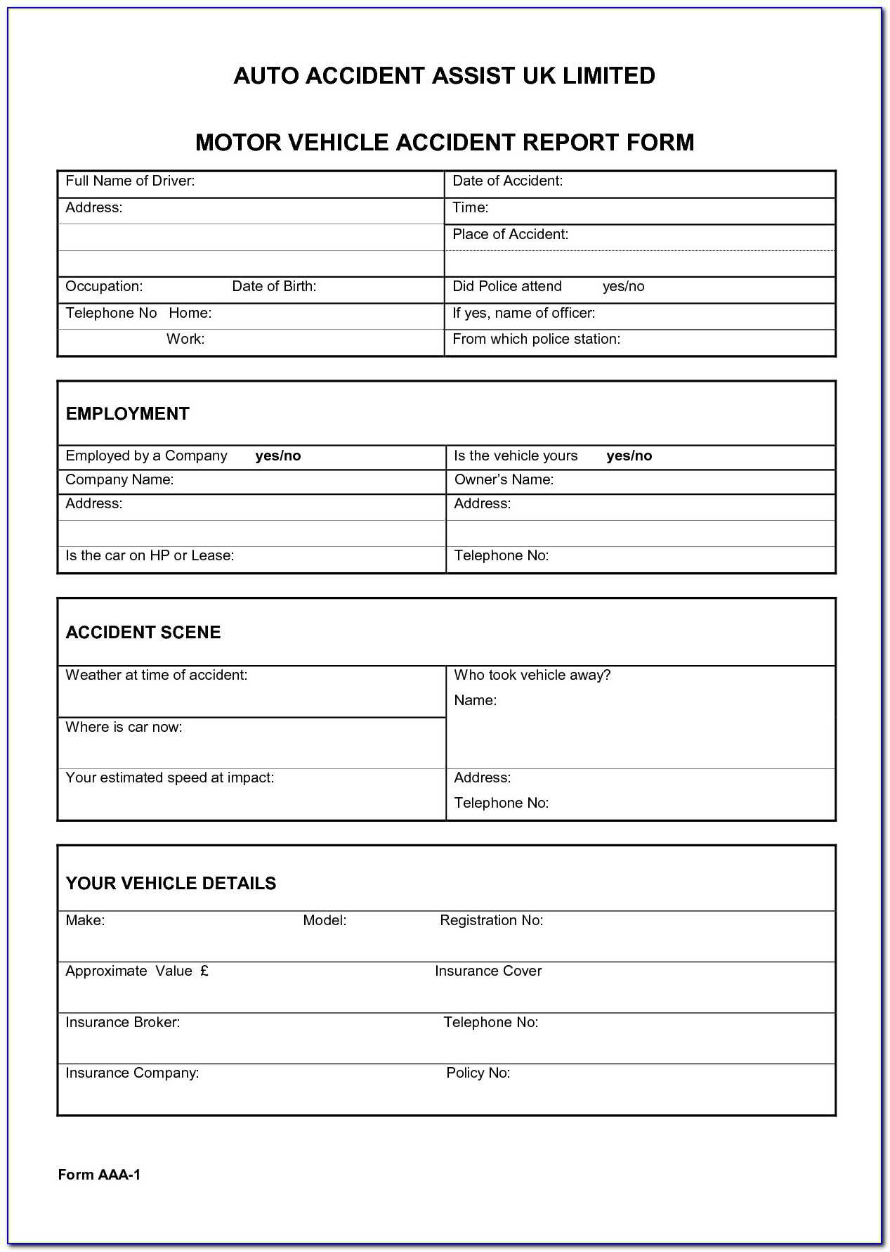 Ncr Report Template Cool Best S Of Accident Form Template In In Ncr Report Template