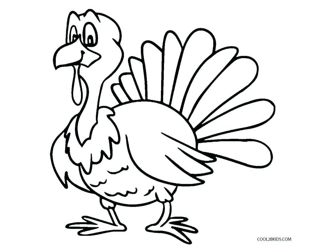 New Coloring Pages : Printable Thanksgiving Turkey Free Pertaining To Blank Turkey Template