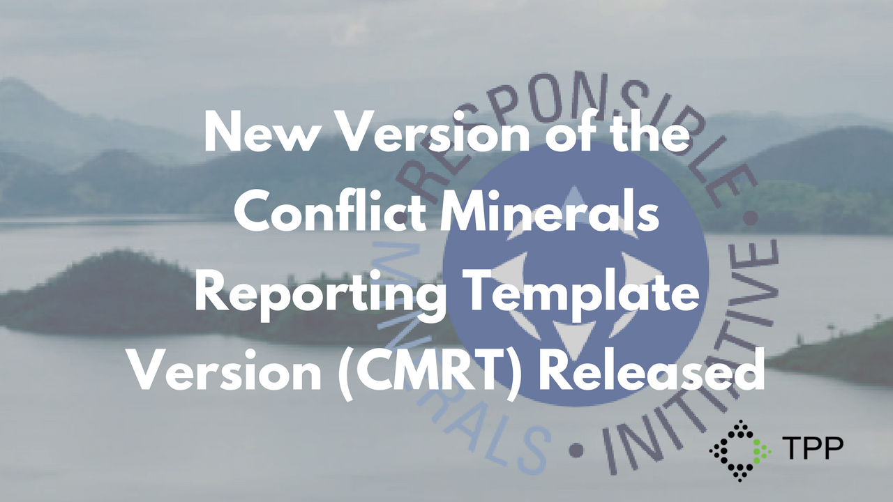 New Version Of The Conflict Minerals Reporting Template Inside Conflict Minerals Reporting Template