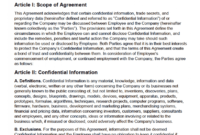 Non-Disclosure Agreement (Nda) Template – Sample regarding Nda Template Word Document