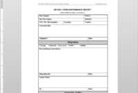 Nonconformance Report Iso Template | Qp1030-1 regarding Non Conformance Report Form Template