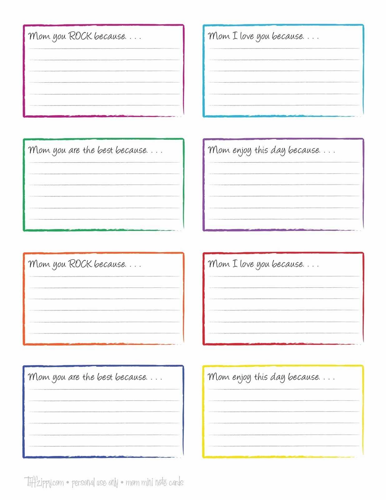 Note Card Template For Word – Zohre.horizonconsulting.co Regarding Index Card Template For Word