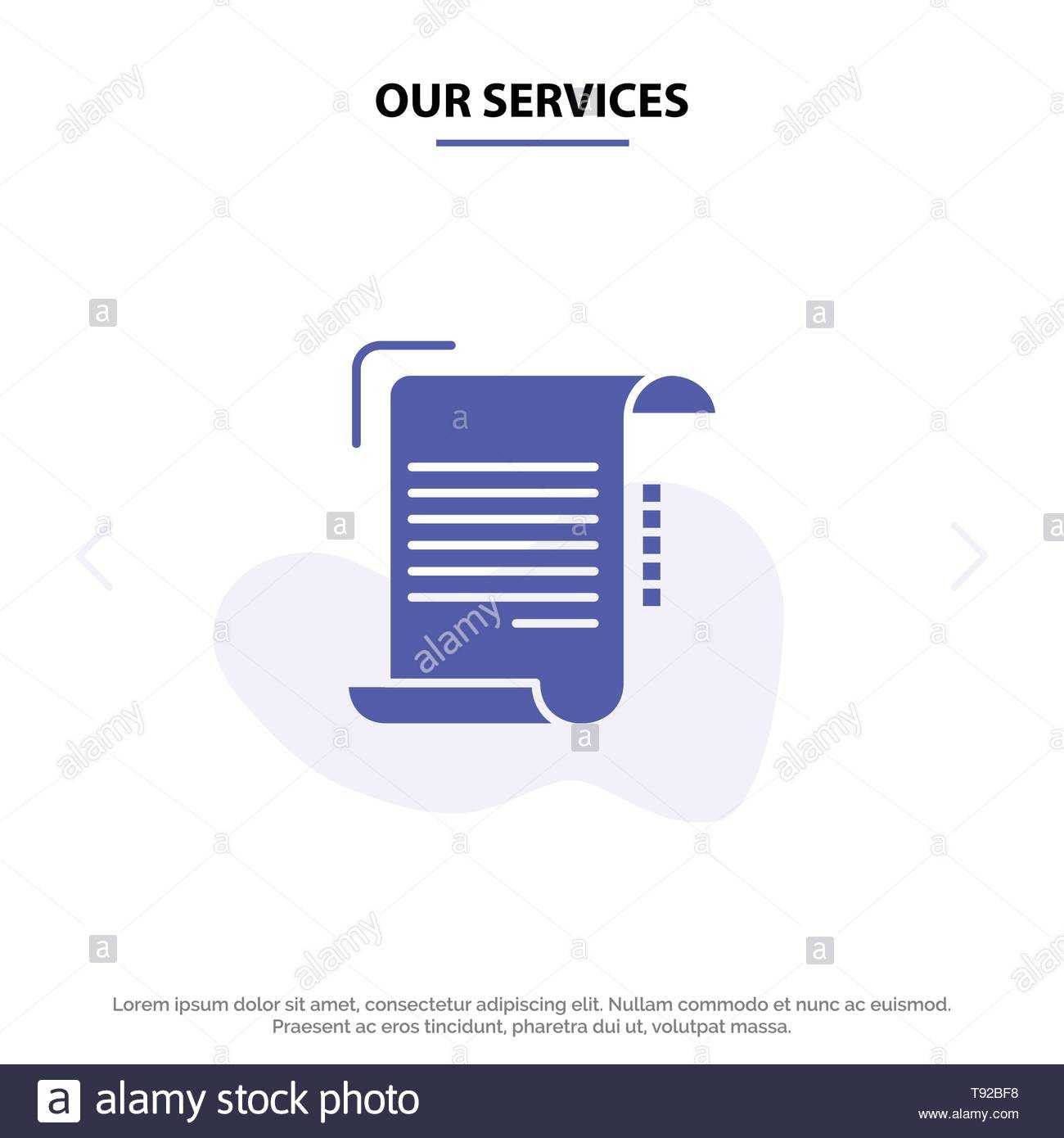 Our Services Document, Report, Note, Paper, Guidelines Solid With Boyfriend Report Card Template