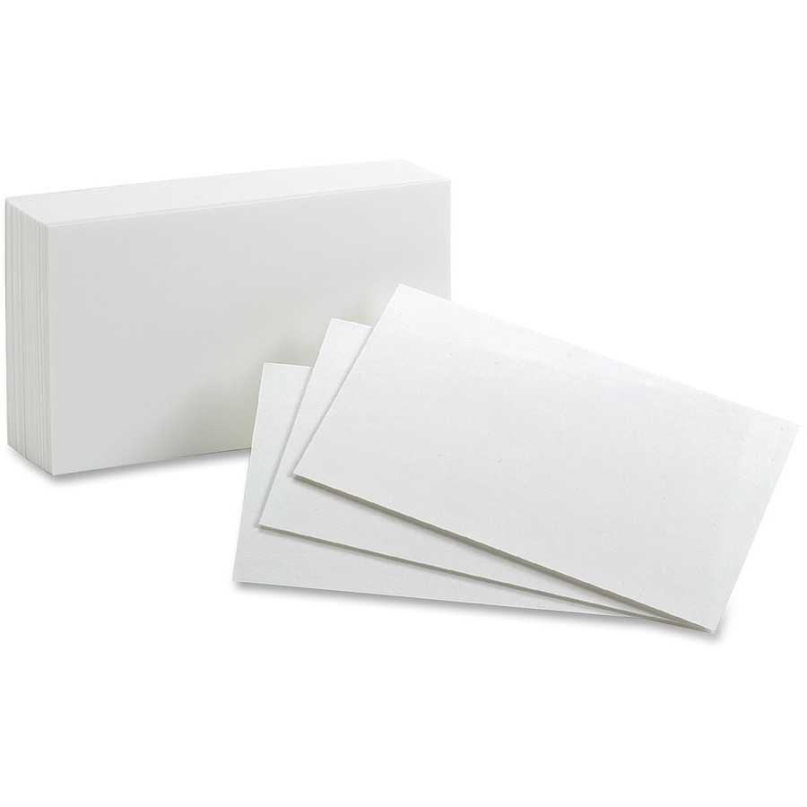 Oxford Blank Index Card Within 3X5 Blank Index Card Template