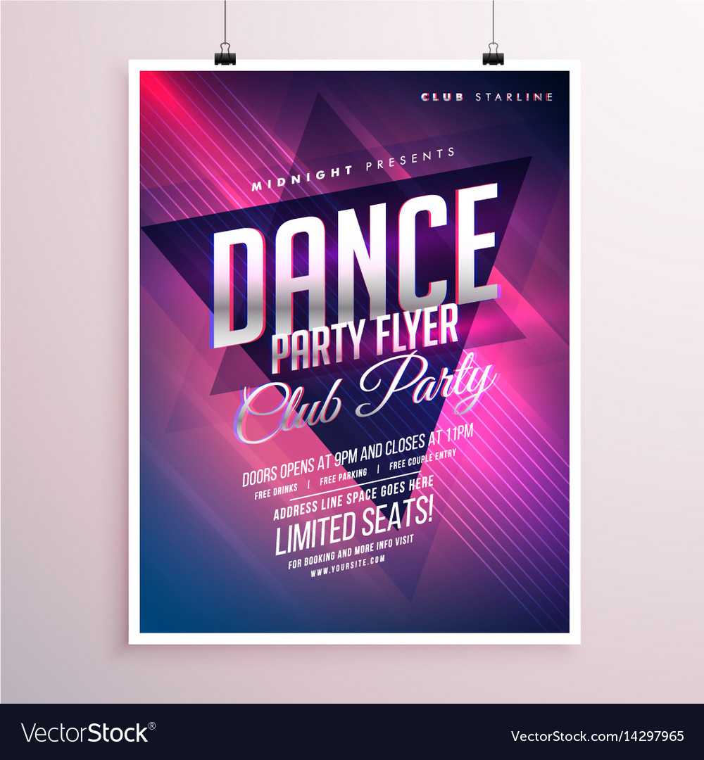 Party Poster Template – Mahre.horizonconsulting.co Inside Dance Flyer Template Word