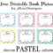 Pastel Chevron Book Plate | Jroxdesigns Pertaining To Bookplate Templates For Word