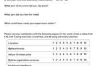 Post-Event Survey Tips And Template - Qgiv Success Center with regard to Event Survey Template Word