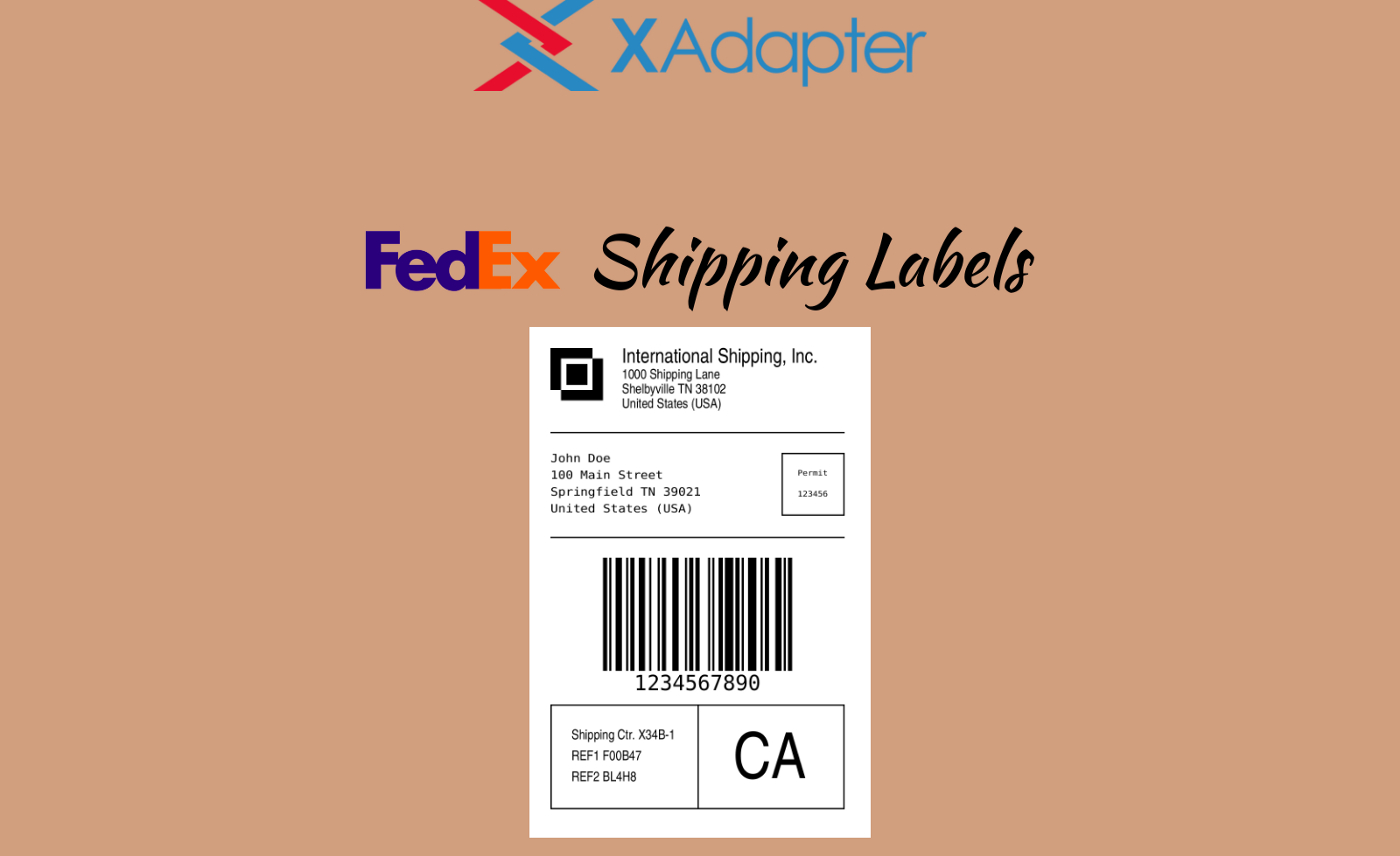 Print Woocommerce Fedex Shipping Labels In Multiple Sizes In Fedex Label Template Word