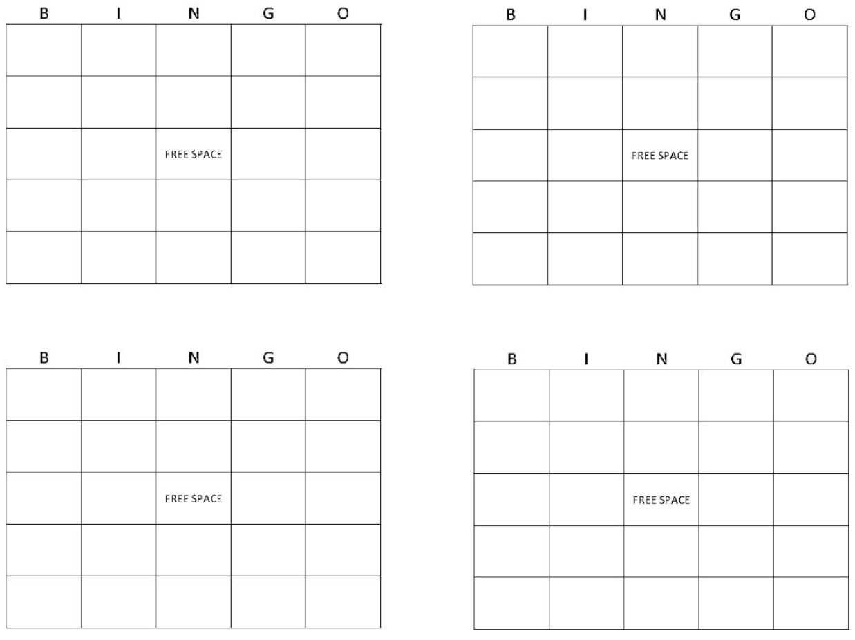 Printable Bingo Cards | Get Bingo Cards Here For Blank Bingo Card Template Microsoft Word