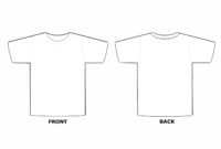 Printable Blank Tshirt Template - C-Punkt inside Blank Tshirt Template Pdf