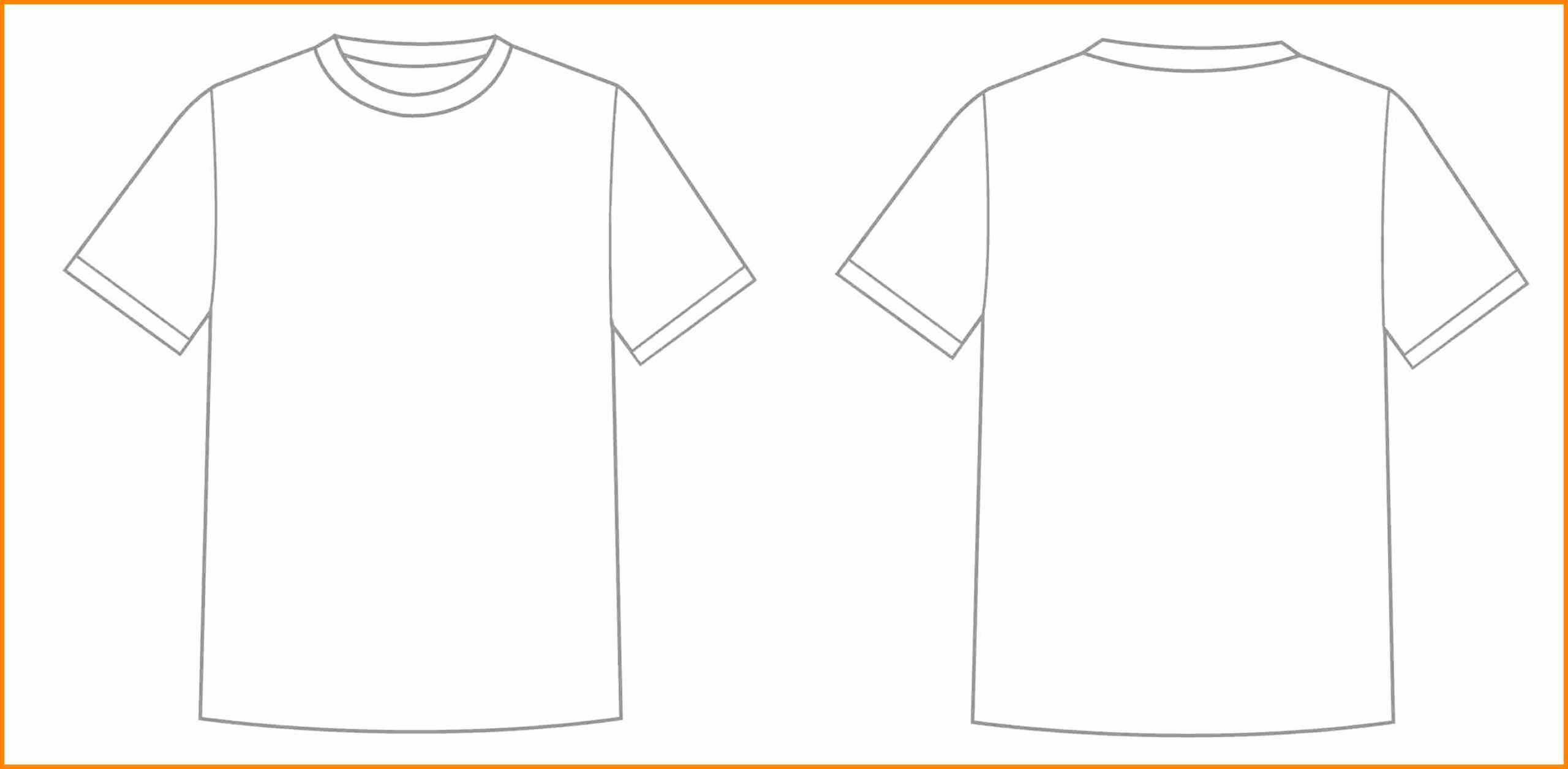 Printable Blank Tshirt Template – C Punkt Intended For Printable Blank Tshirt Template