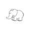 Printable Elephant Templates / Elephant Shapes For Kids in Blank Elephant Template