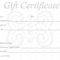 Printable Gift Cards For Blank Certificate Templates Free Download