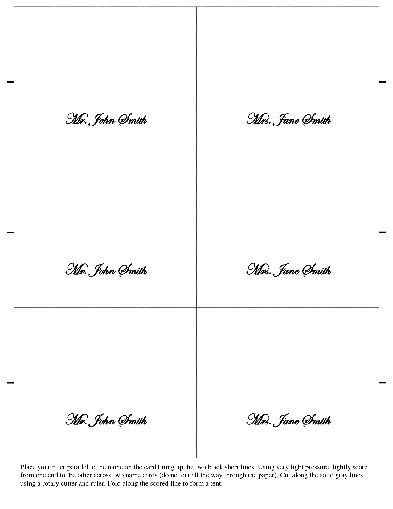 Printable Wedding Place Cards Template ] – Wedding Place Intended For Wedding Place Card Template Free Word