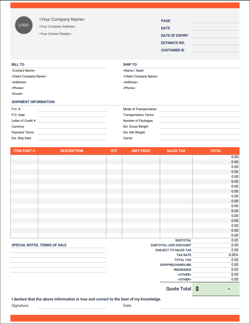 Pro Forma Invoice Templates | Free Download | Invoice Simple Pertaining To Free Proforma Invoice Template Word