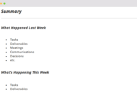 Project Status Report Template And Status Report Examples within Software Testing Weekly Status Report Template