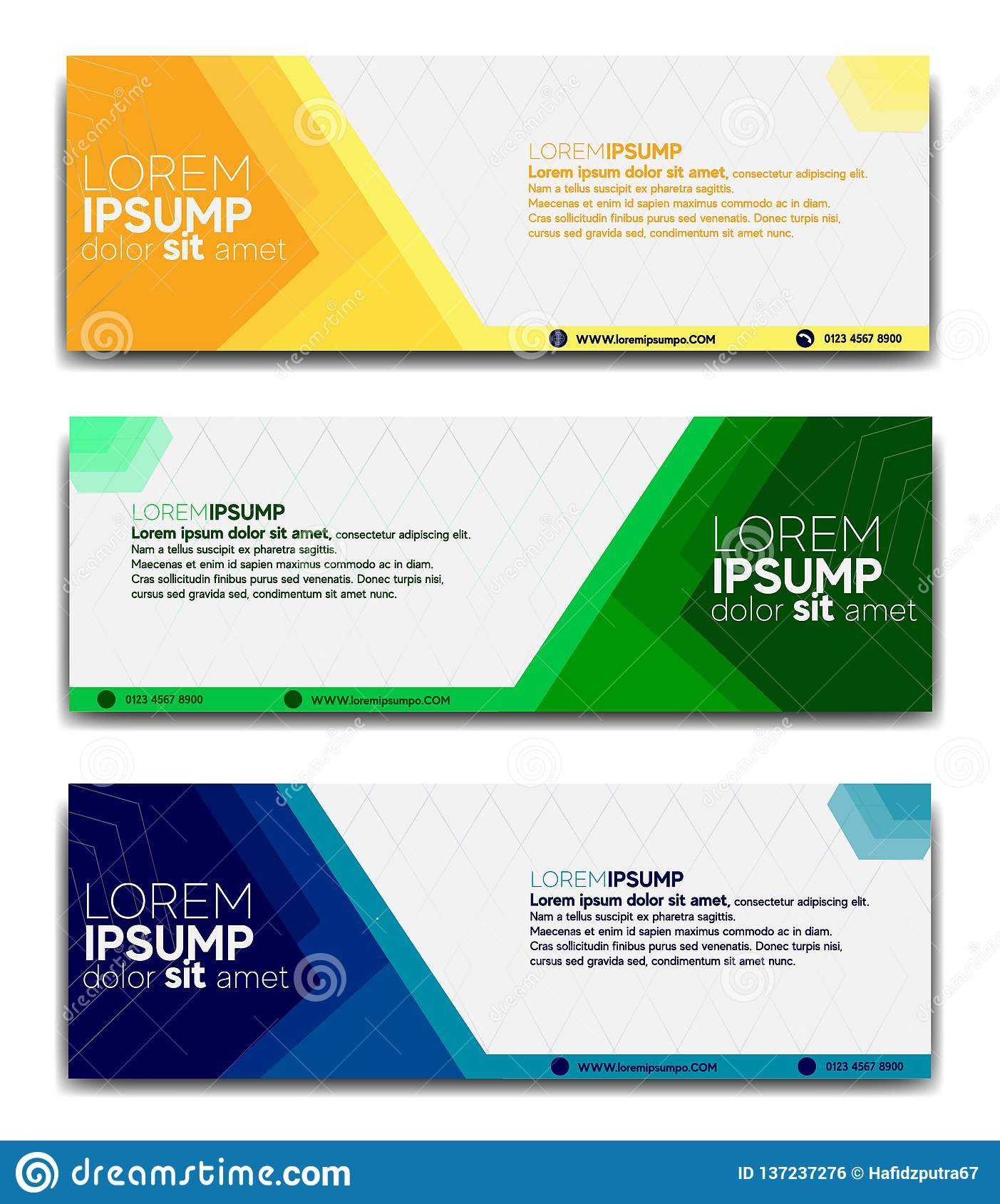 Promotional Banner Design Template 2019 Stock Vector With Regard To Website Banner Design Templates