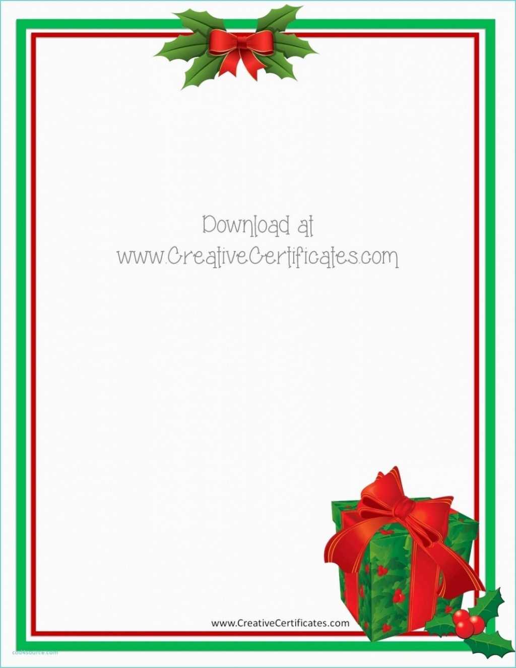 Rare Ms Word Christmas Templates Template Ideas Free Within Christmas Border Word Template