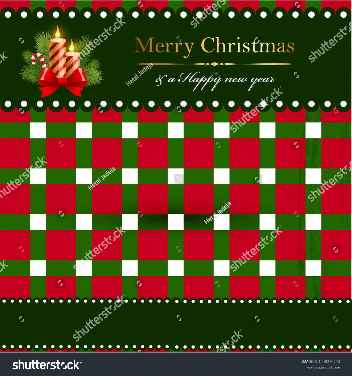 Red Green Merry Christmas Banner Template | Royalty Free For Merry Christmas Banner Template
