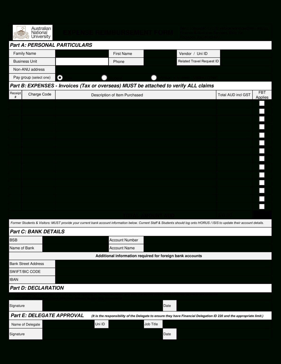 reimbursement-form-template-zohre-horizonconsulting-co-for