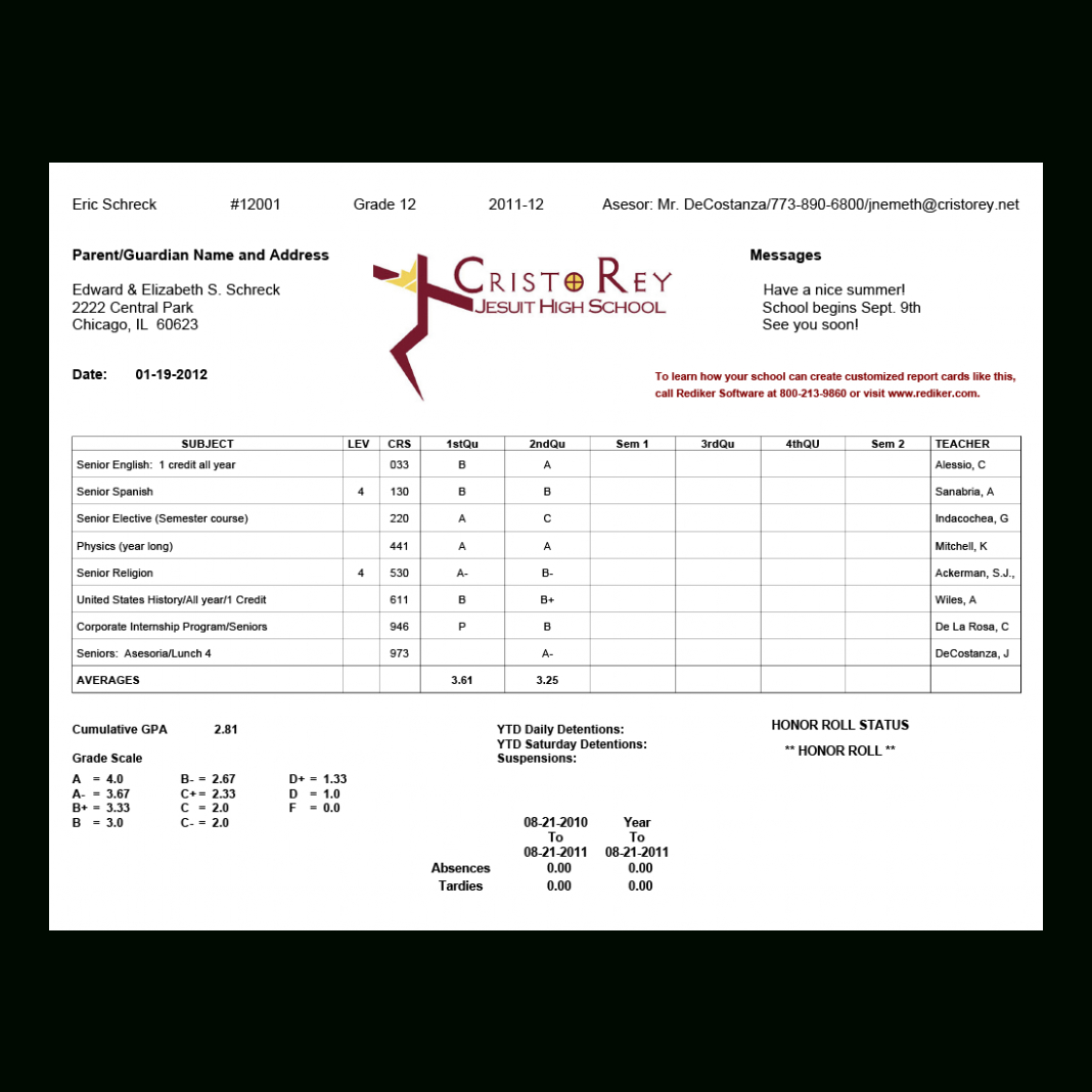 Report Card Creator Plugin For Powersis From Mba Template Within High School Student Report Card Template