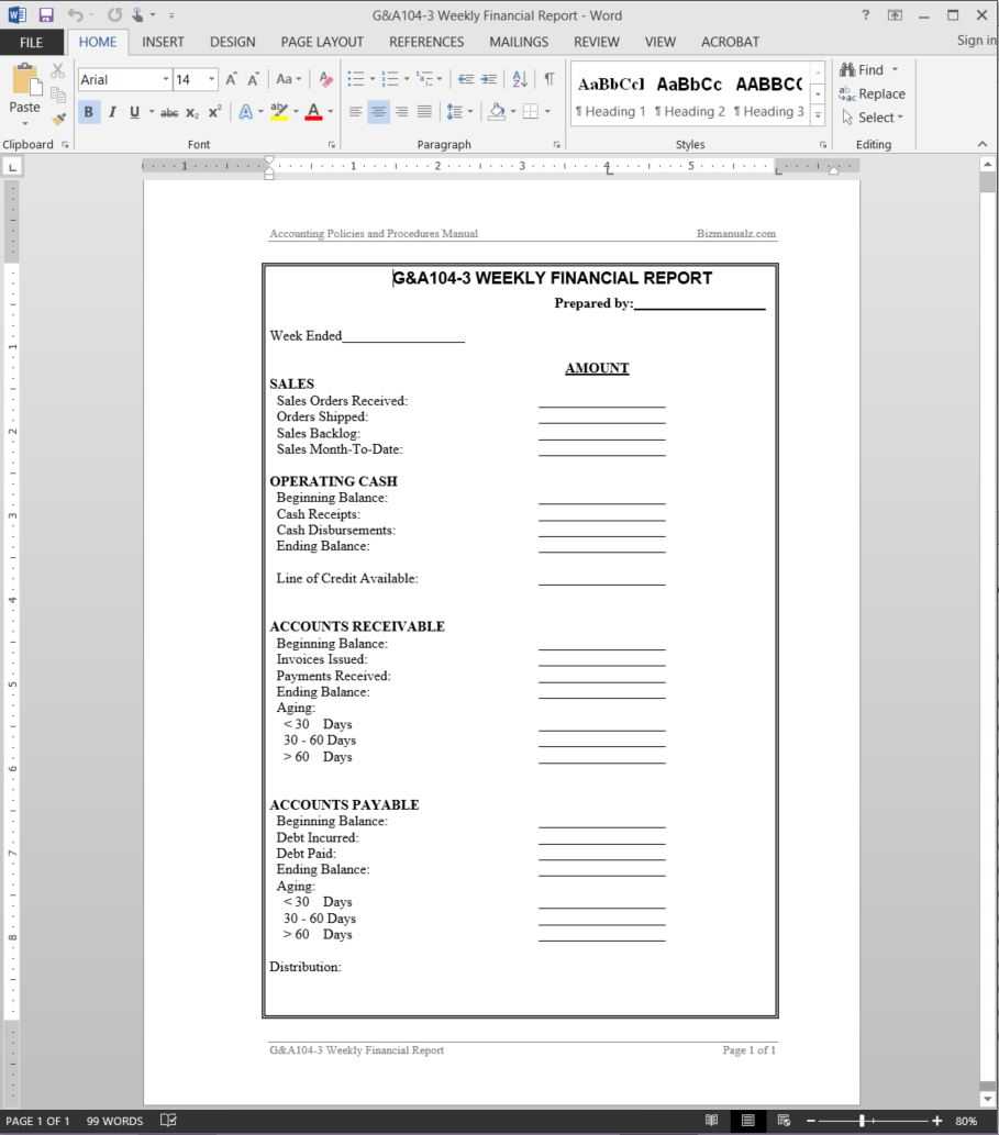Report Template – Mahre.horizonconsulting.co Regarding Ohs Monthly Report Template