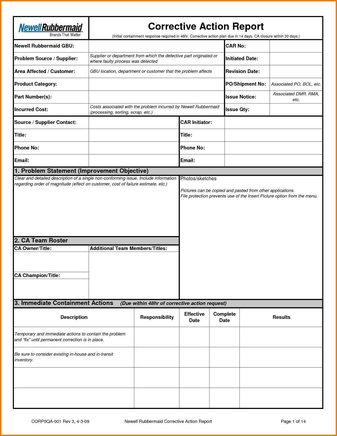 Rma Template Excel – Zohre.horizonconsulting.co Inside Rma Report Template