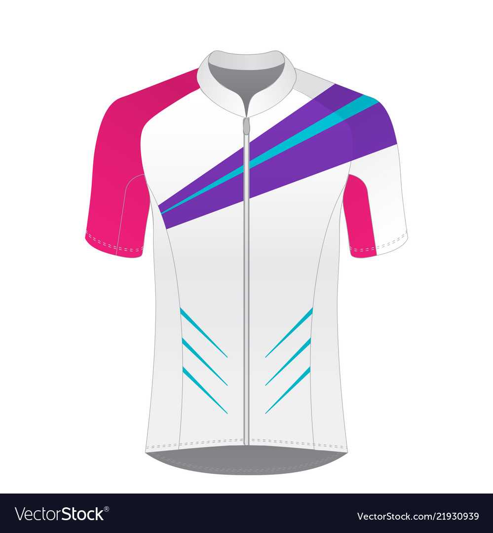 Road Racing Cycling Inside Blank Cycling Jersey Template