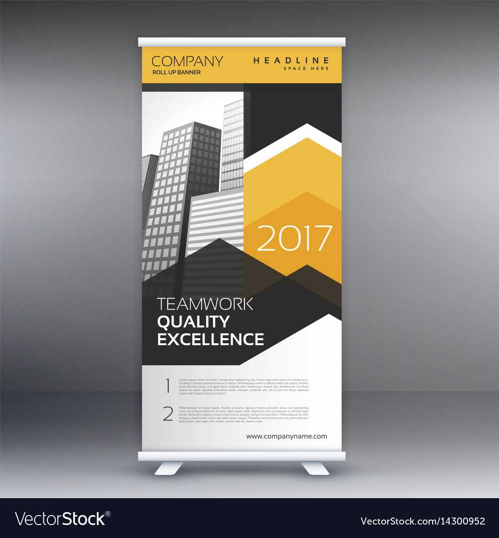 Roll Up Banner Stand Design Template In Banner Stand Design Templates