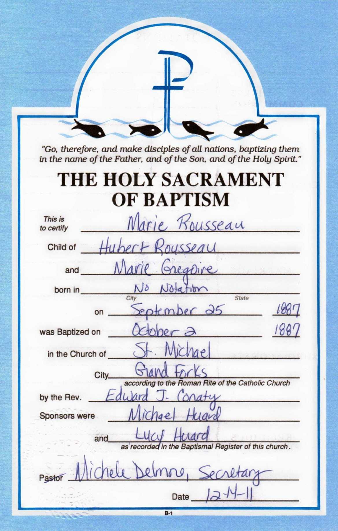 Roman Catholic Baptism Certificate Template Bizoptimizer Pertaining To Baptism Certificate Template Word