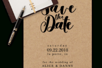 Save The Date Templates For Word [100% Free Download] intended for Save The Date Template Word