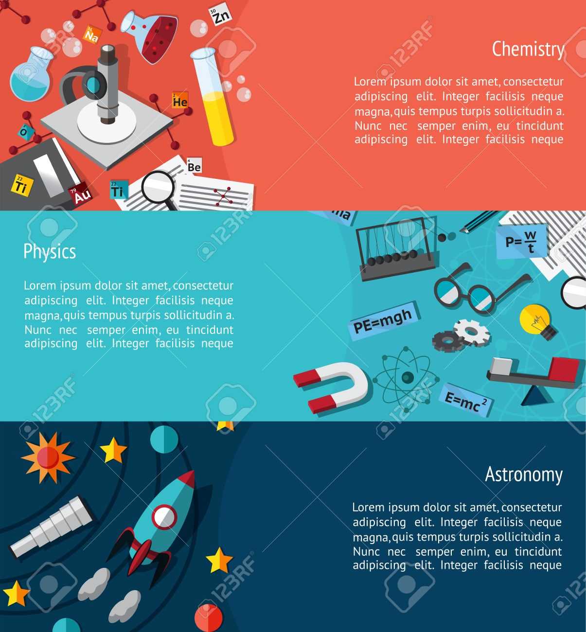Science Education Infographic Banner Template Layout Such As.. Regarding Science Fair Banner Template