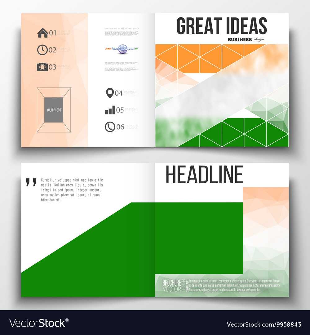 Set Of Annual Report Business Templates For For Ind Annual Report Template