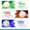 Set Of Sport Banner Templates With Ball And Sample Text for Sports Banner Templates