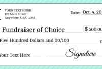Signage 101 - Giant Check Uses And Templates | Signs Blog intended for Customizable Blank Check Template