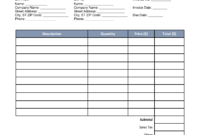 Simple Proforma Invoice - Zohre.horizonconsulting.co throughout Free Proforma Invoice Template Word