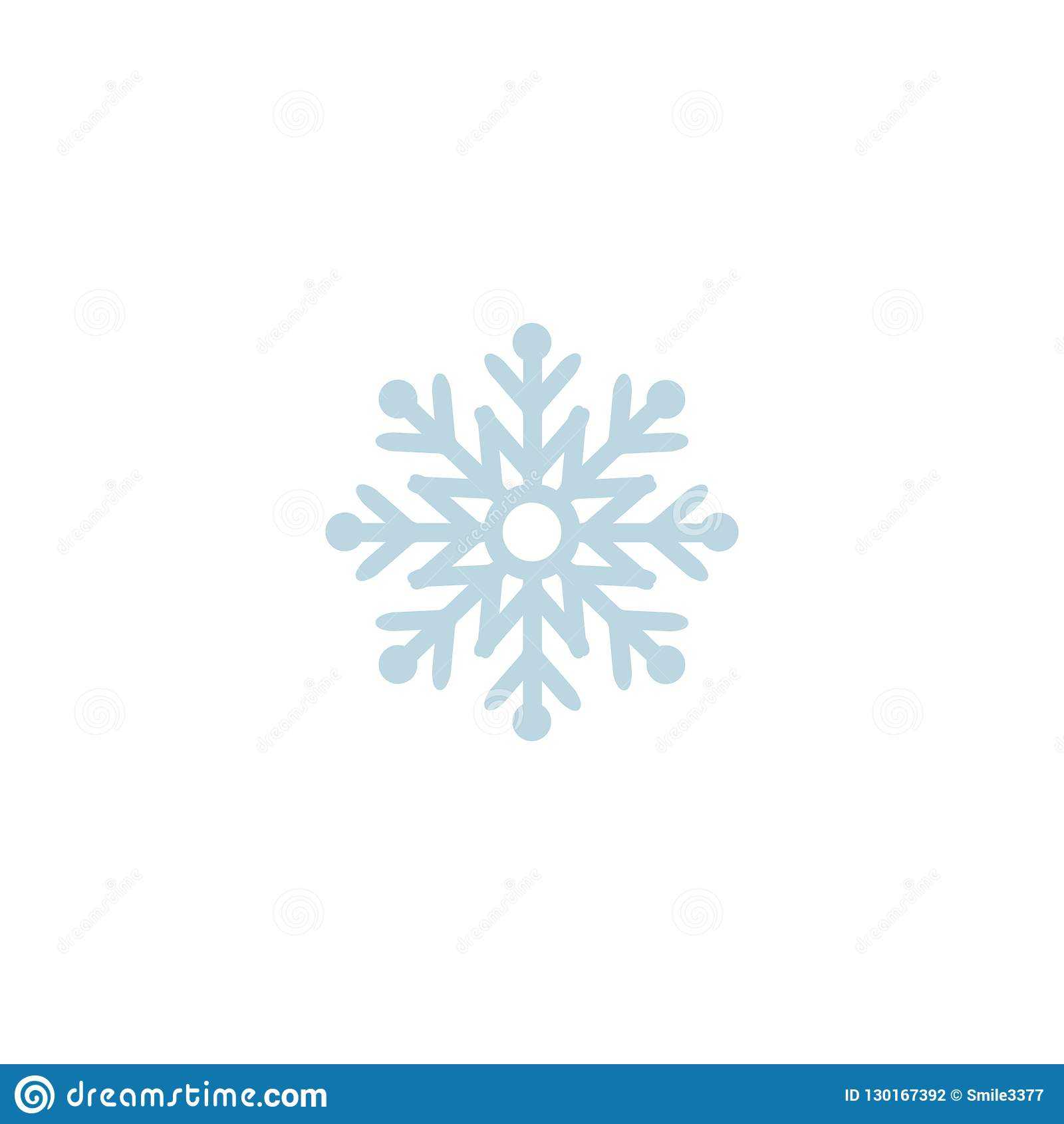 Snowflake Icon. Template Christmas Snowflake On Blank Throughout Blank Snowflake Template