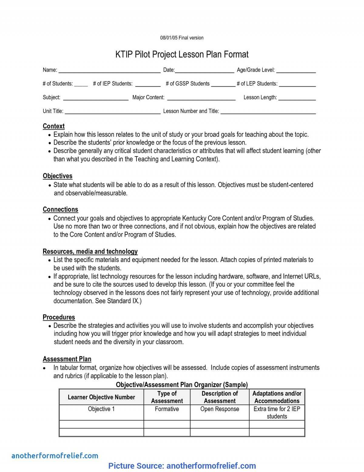 Special Dance Class Lesson Plan Template 3. Creative Dance In Character Report Card Template