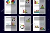 Statistics Data Business Report Template Style Charts And within Illustrator Report Templates