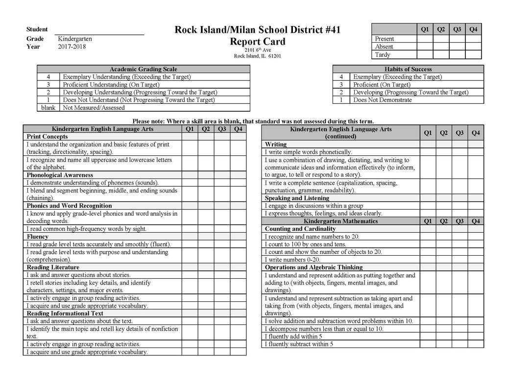 Student Report Template Examples High School Card Pertaining To High School Student Report Card