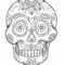 Sugar Skull Drawing Template At Paintingvalley | Explore Within Blank Sugar Skull Template