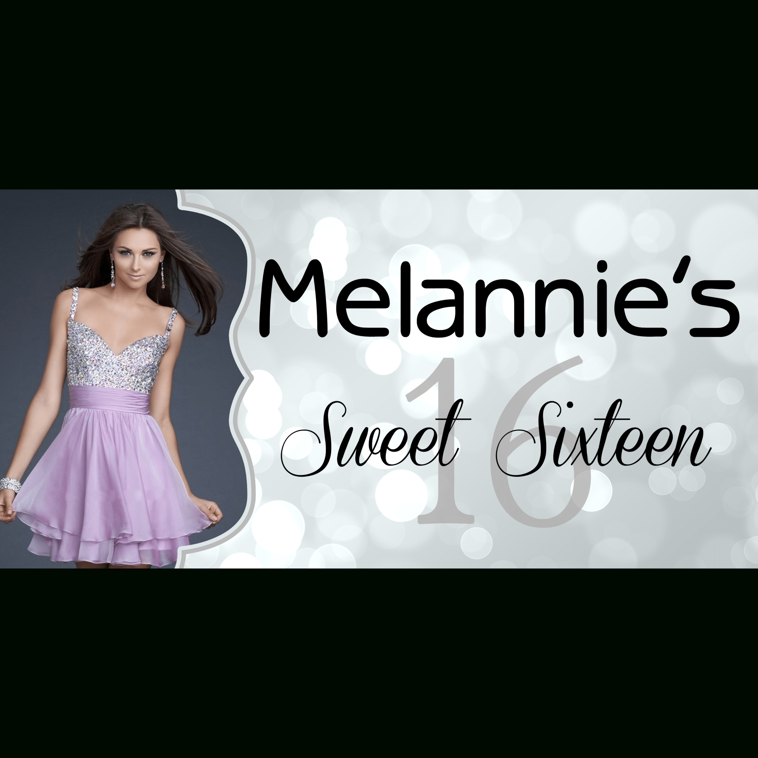 Sweet 16 Banners – Fashion Dresses Within Sweet 16 Banner Template