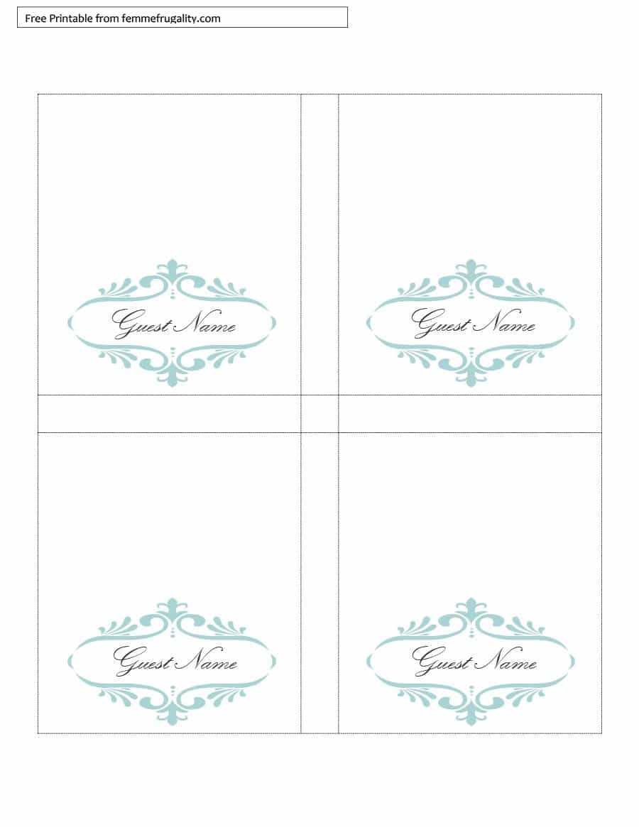Table Tent Template Free Printable – Zohre.horizonconsulting.co Inside Tent Card Template Word